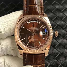 Rolex Weekly Calendar Watch Black Rock Sugar(15 styles)-2083